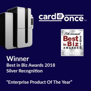 Card@Once Best in Biz 2018 winner