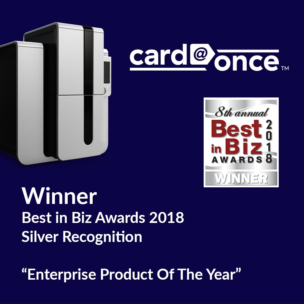 Card@Once Best in Biz 2018 winner